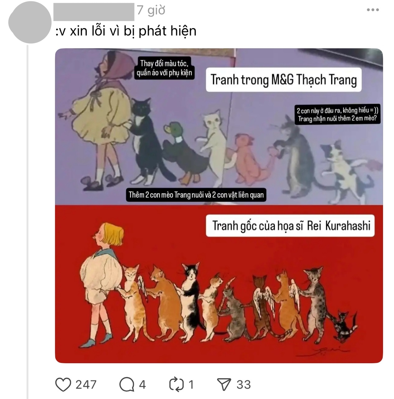 Thạch Trang lên tiếng về vụ việc đạo tranh: Khắc phục và xin lỗi - Ảnh 2.