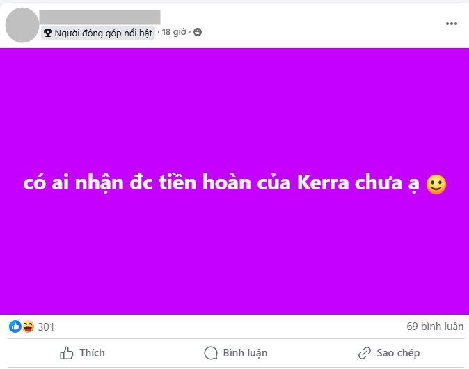 Vụ hoàn tiền kẹo rau củ KERA: Ai đã nhận được tiền? - Ảnh 1.