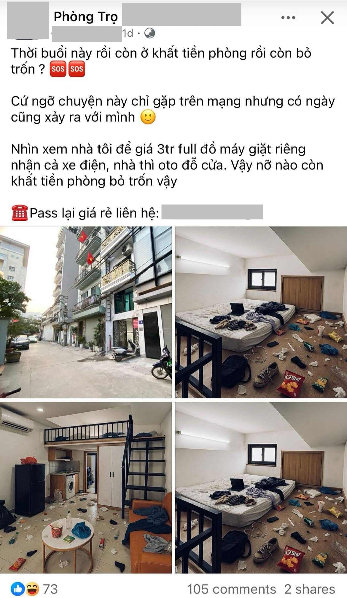 Sử dụng AI để tạo ra kịch bản bùng tiền phòng trọ tại Hà Nội gây xôn xao - Ảnh 1.
