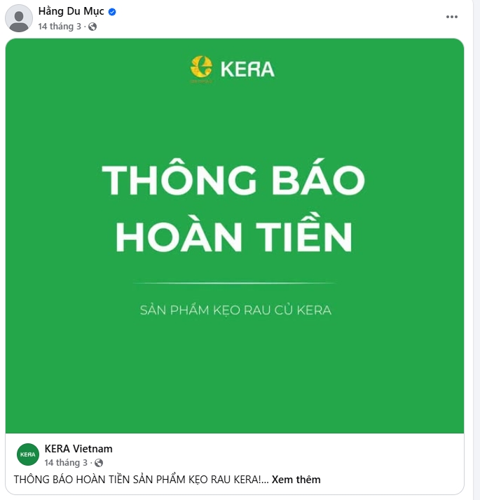 Vụ hoàn tiền kẹo rau củ KERA: Ai đã nhận được tiền? - Ảnh 5.