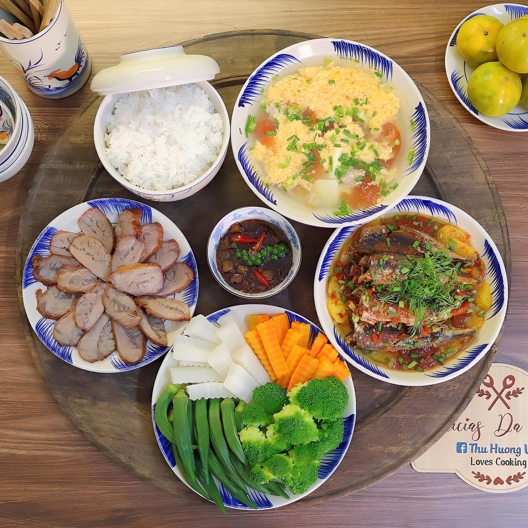 Mâm cơm mùa hè 5