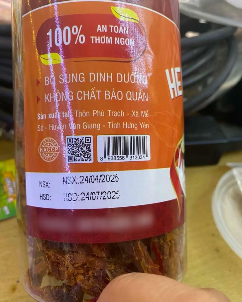 Xôn xao thịt heo cháy tỏi có ngày sản xuất 