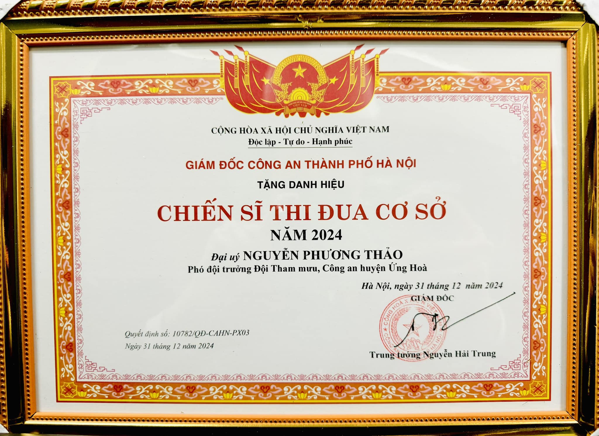 Nữ Đại úy Công an xinh đẹp và tài năng quật ngã 'quái xế' tại Hồ Gươm: Vẫn còn độc thân - Ảnh 10.