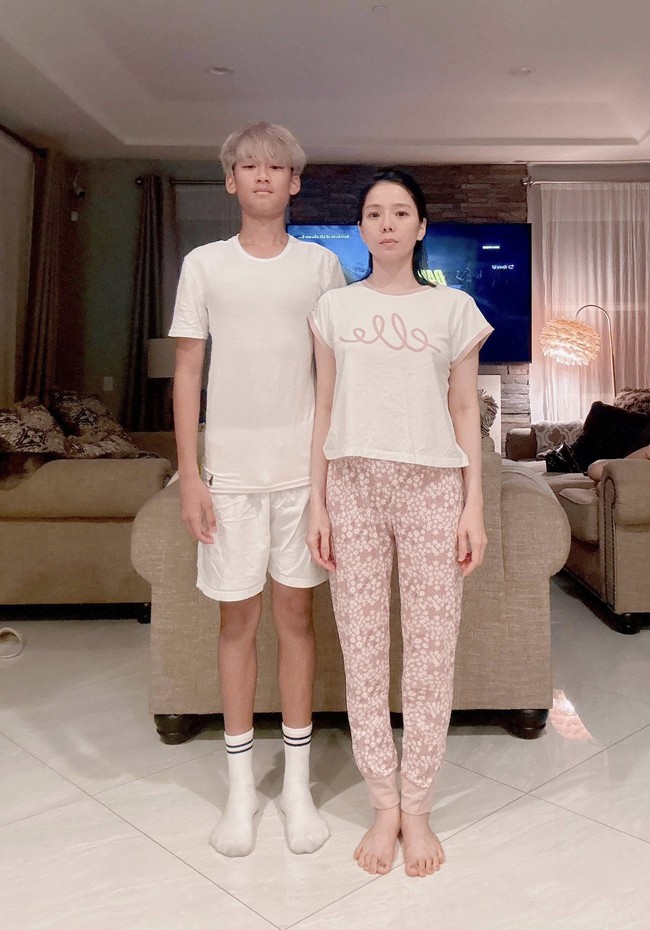 Con trai Lệ Quyên gây sốt với vẻ ngoài điển trai và tài năng thể thao - Ảnh 1.