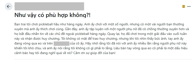 Ghen tuông trong thế giới pickleball: Hành động ôm eo có phải là dấu hiệu cảnh báo? - Ảnh 1.