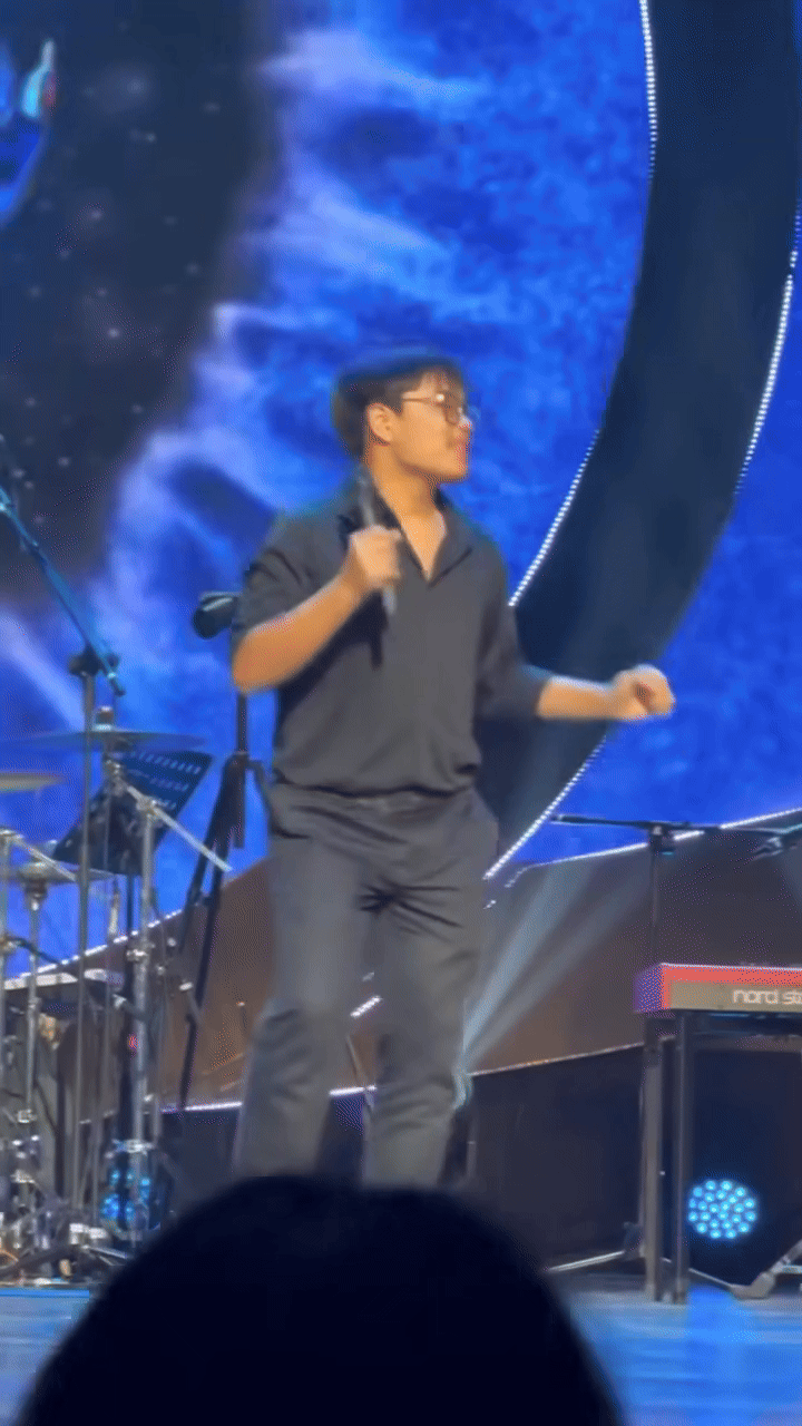 Sự Biến Hình Đáng Kinh Ngạc Của Bi Béo - Con Trai Của Cục Trưởng Xuân Bắc, đứng chung sân khấu khiến “dì Lệ” chỉ còn cái tên- Ảnh 3.