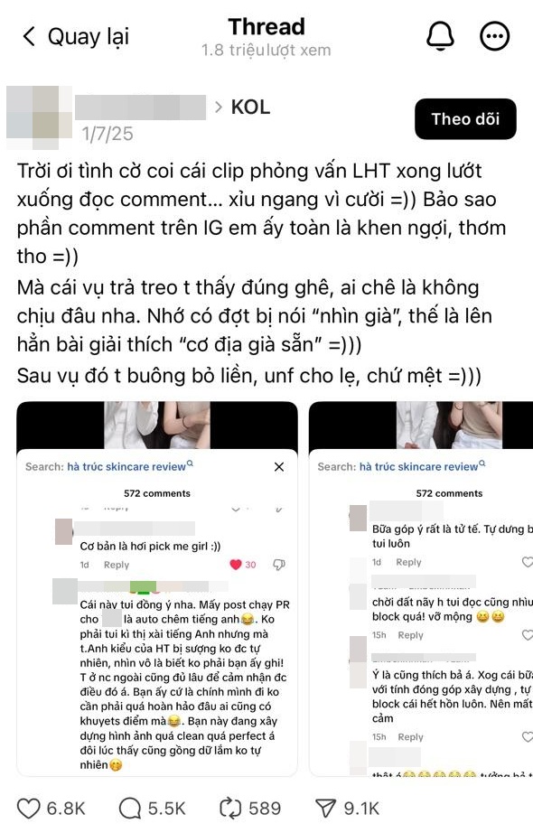 Cuộc sống hiện tại của Lê Hà Trúc - Ảnh 1.