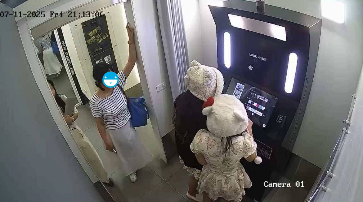 Hình ảnh trích xuất camera về sự việc