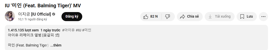 AAA đạt Top 1 Trending
