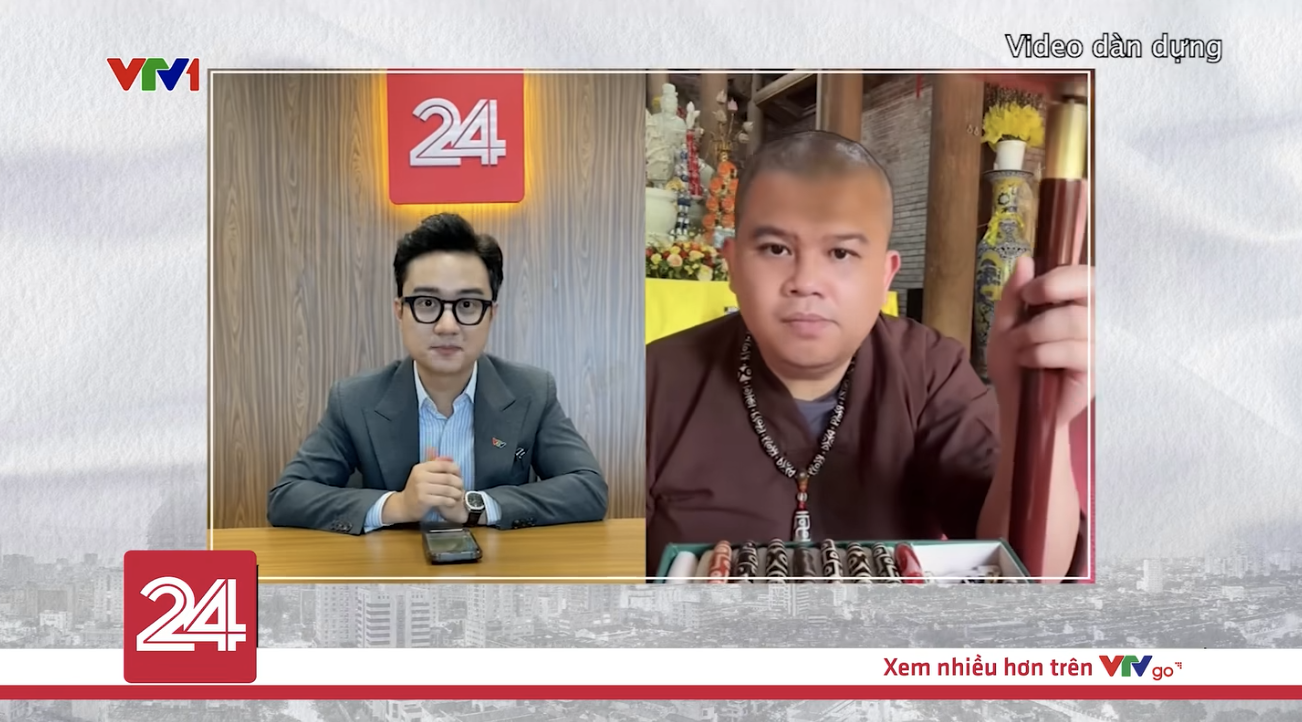 Sư Thầy Livestream Bán Hàng Nổi Bật Xuất Hiện Trên Bản Tin - Ảnh 1.