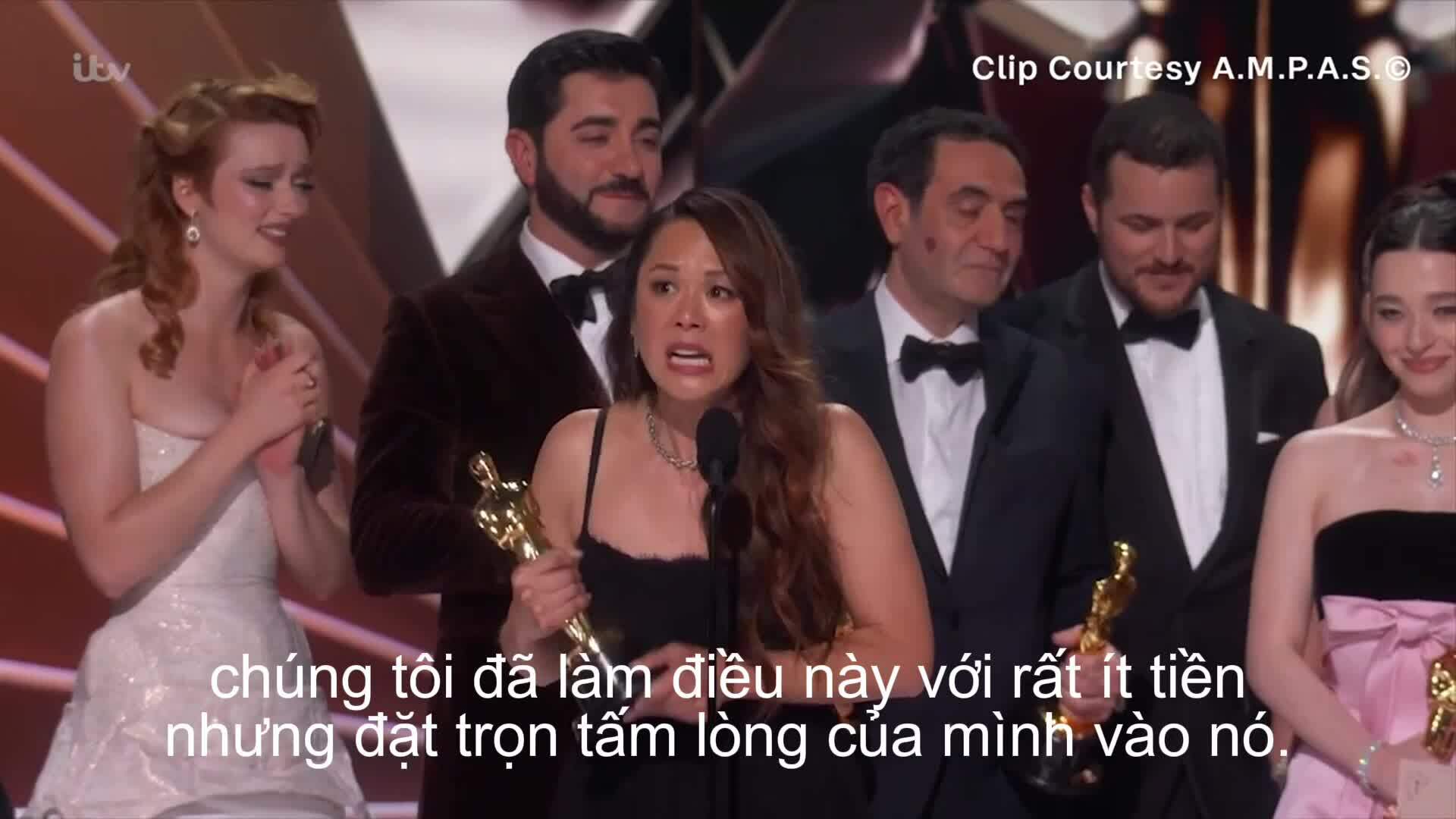 'Anora' nhận giải Phim xuất sắc Oscar 2025. Video: ABC