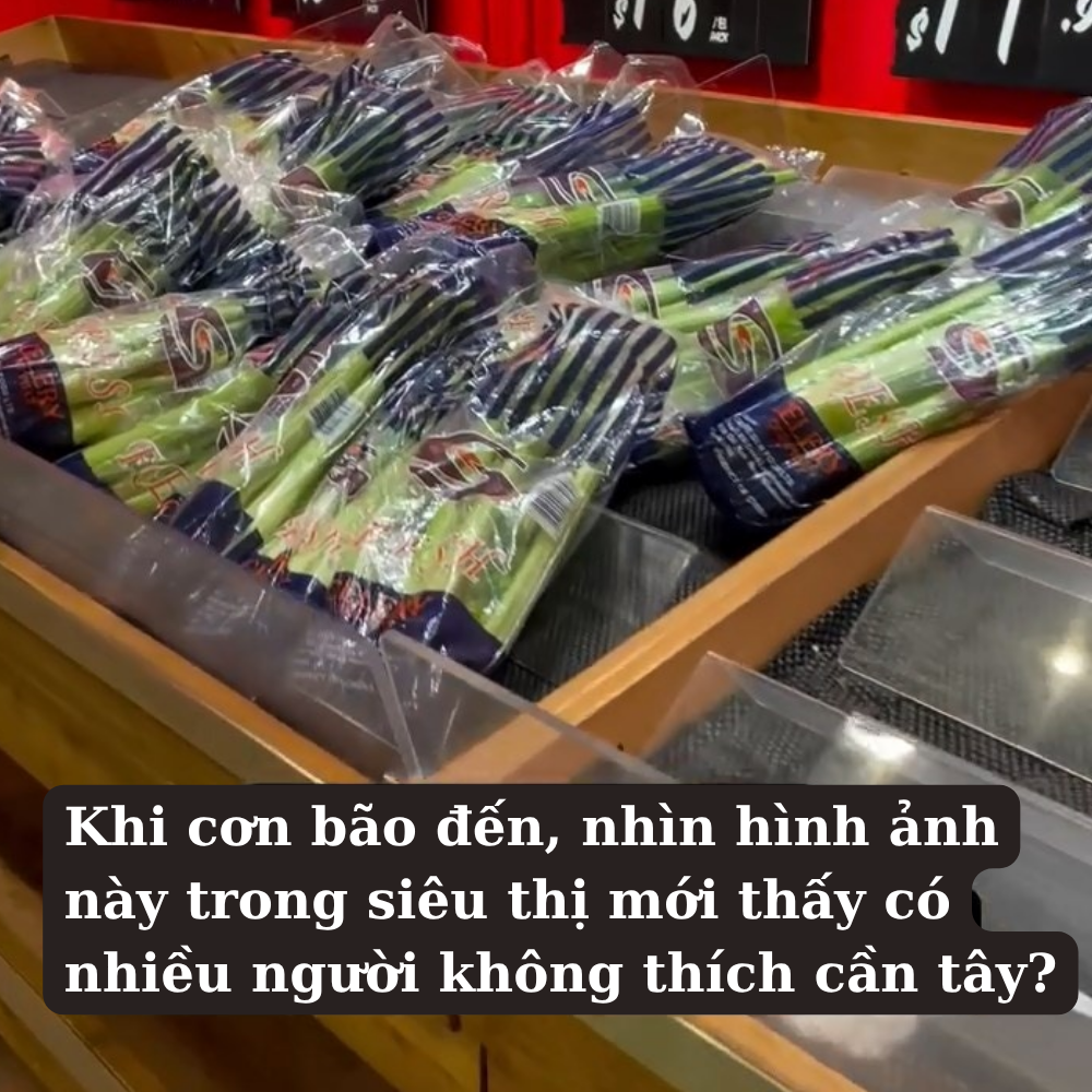 Siêu thị vắng vẻ trước cơn bão Wipha: Tại sao rau cần tây lại bị bỏ lại?- Ảnh 7.