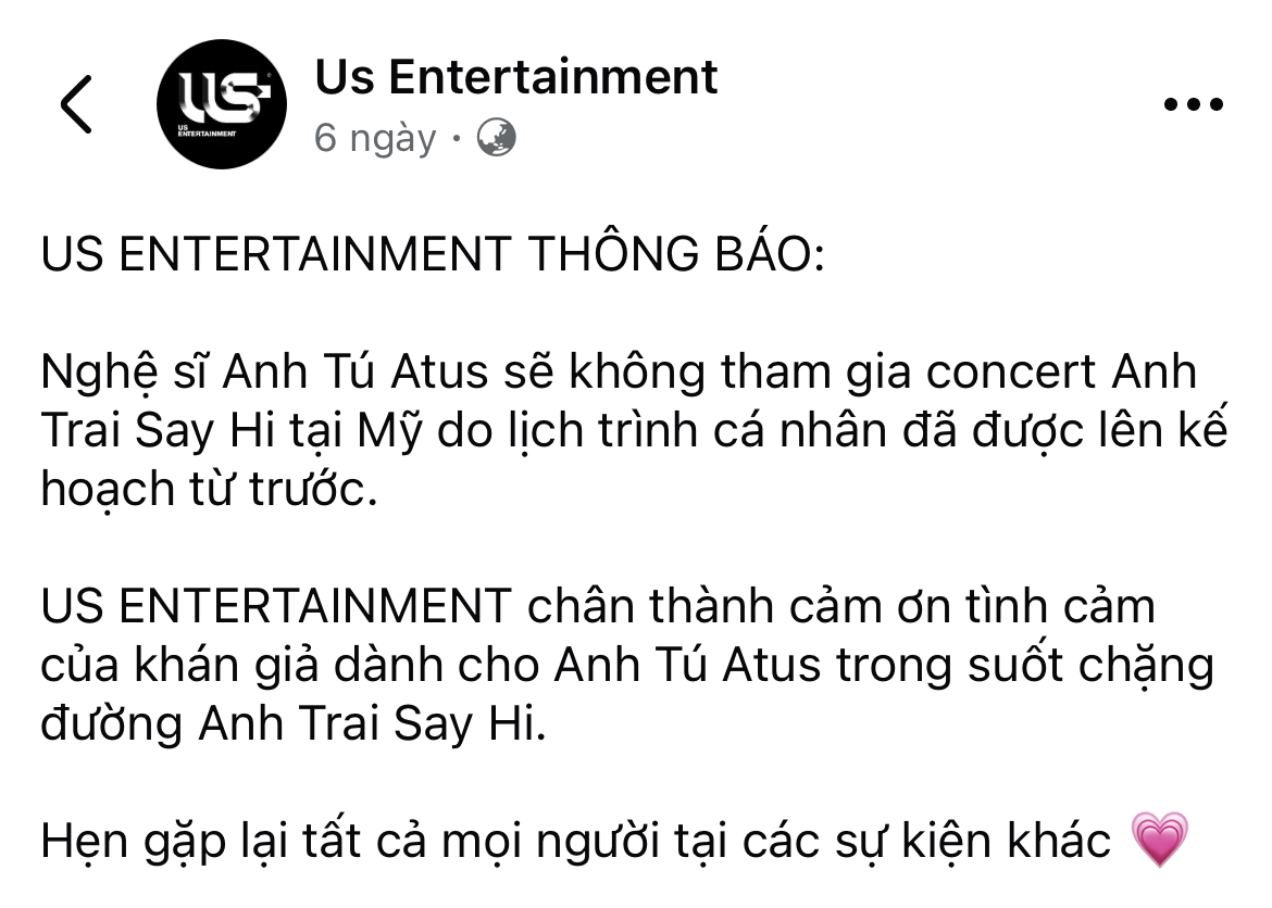 Trấn Thành sẽ không tham gia 2 đêm concert Anh Trai Say Hi tại Mỹ - Ảnh 7.