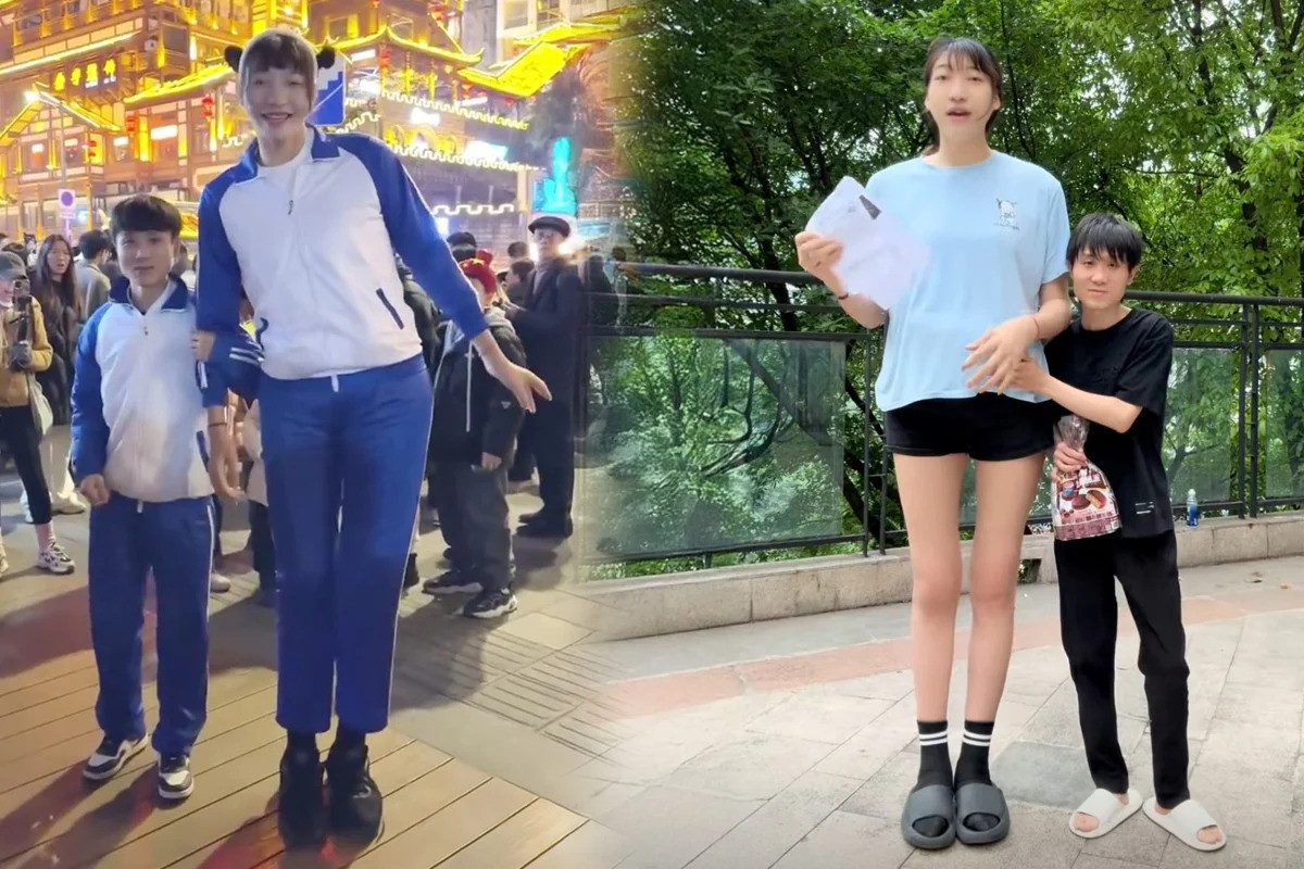 Chuyện tình kỳ lạ giữa chàng trai thấp bé và cô gái cao 2m2 khiến ai cũng ngỡ ngàng - Ảnh 3.