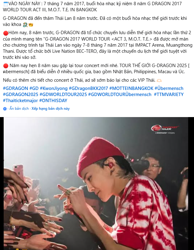 Sự hồi hộp về concert của G-Dragon tại Mỹ Đình vào cuối năm- Ảnh 9.