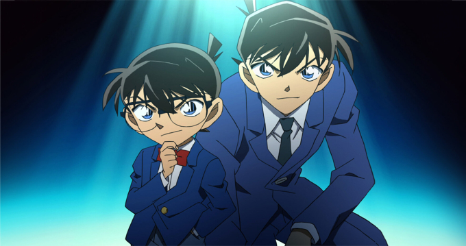 Tạo hình cậu bé Conan và Shinichi Kudo.