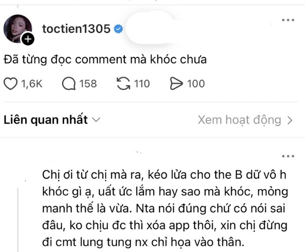 Tóc Tiên Đối Mặt Với Cơn Bão Chỉ Trích Trên Mạng Xã Hội - Ảnh 6.