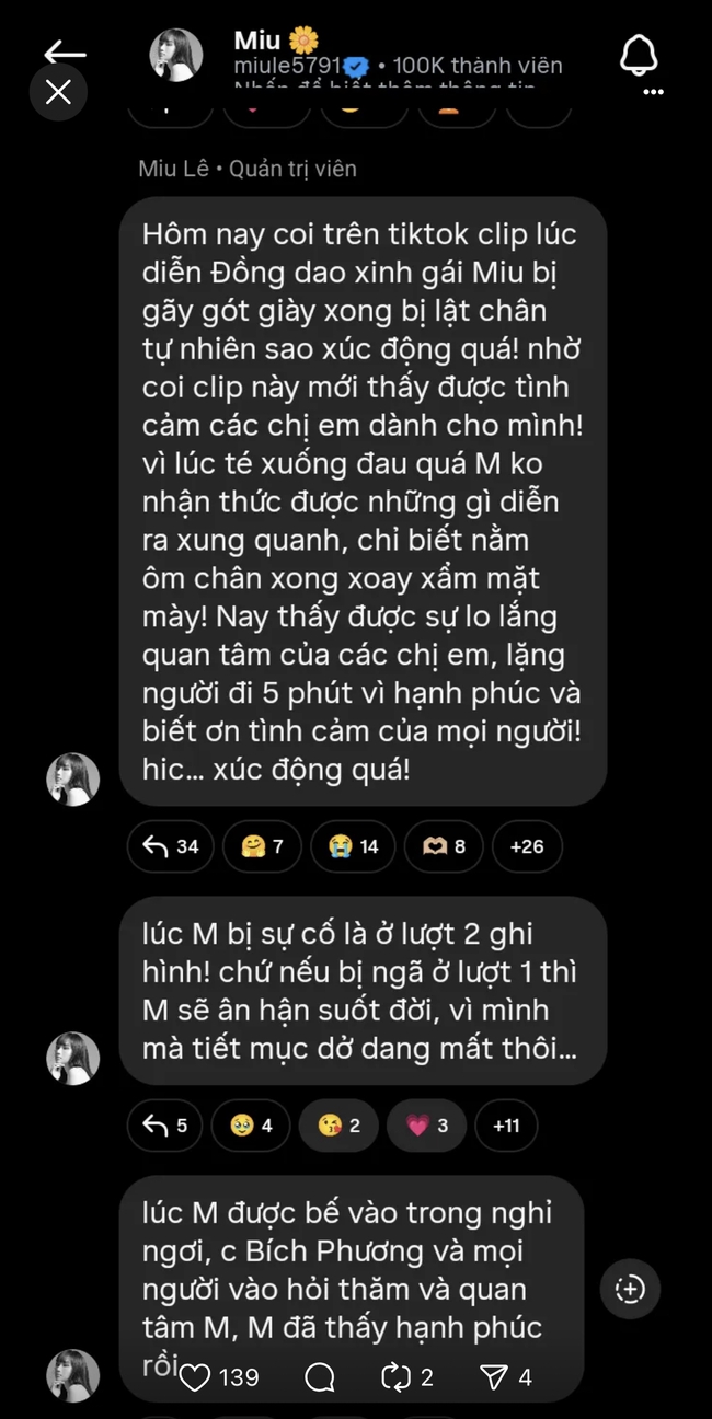 Miu Lê gặp tai nạn trên sân khấu, la thất thanh đau đớn khiến cả trường quay hỗn loạn- Ảnh 7.