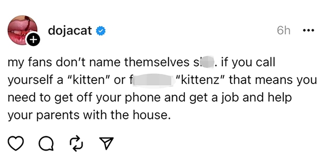 Doja Cat phát ngôn gây sốc