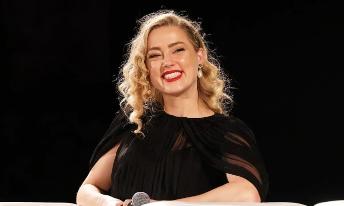 Amber Heard tại Liên hoan phim Taormina Film tháng 3/2023.