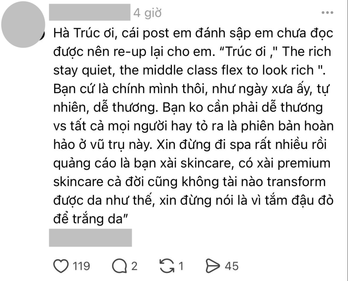 Những ồn ào xung quanh Lê Hà Trúc trên mạng xã hội - Ảnh 8.