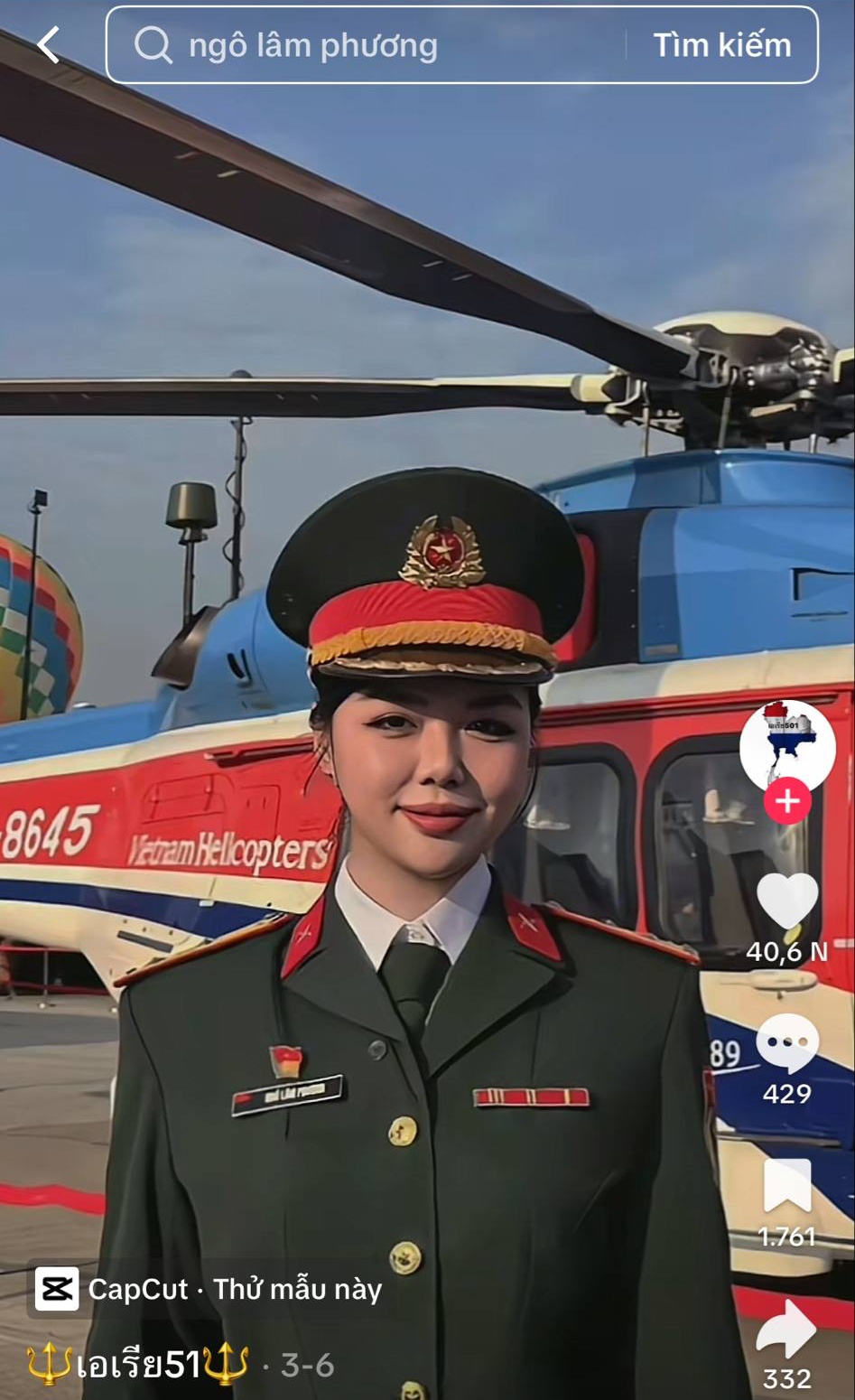 Trung úy Ngô Lâm Phương gây sốt mạng xã hội quốc tế - Ảnh 2.