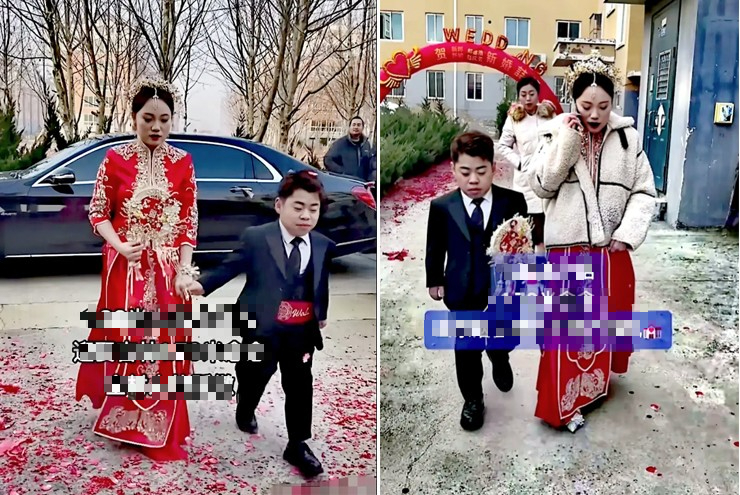 Chuyện tình đẹp của chàng trai 1m28 và cô dâu 1m7 cùng món quà cưới gây sốt - Ảnh 2.