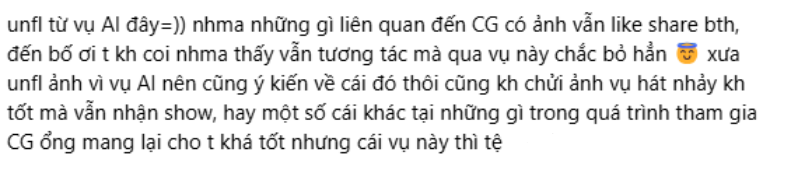Nhiều fan đã rời bỏ fandom sau phát ngôn về AI của Neko Lê.