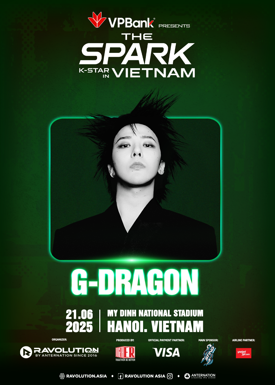 G-Dragon sẽ biểu diễn tại SVĐ Mỹ Đình