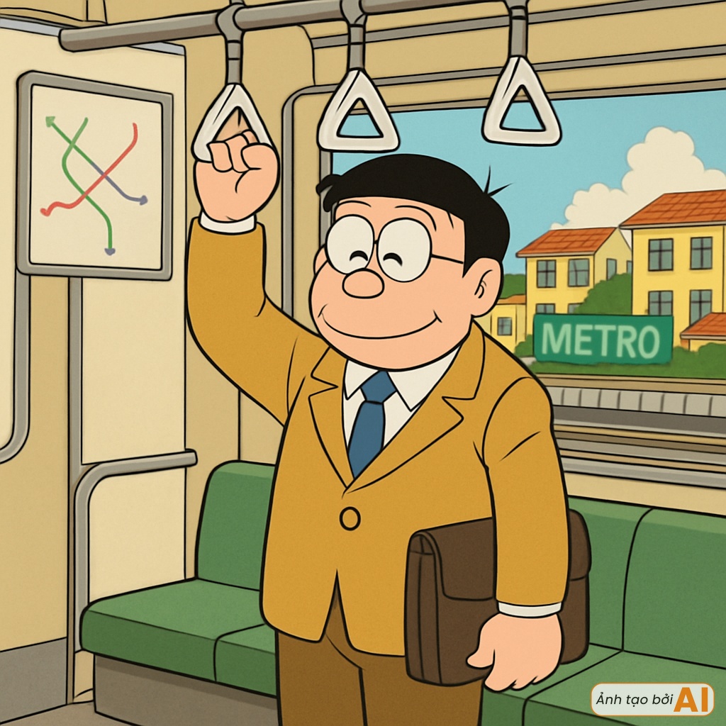 Khi các nhân vật trong Doraemon đến Việt Nam sống: Hội bạn mèo ú tìm thấy 1 đam mê mới, mẹ Nobita kiếm bộn tiền- Ảnh 6.
