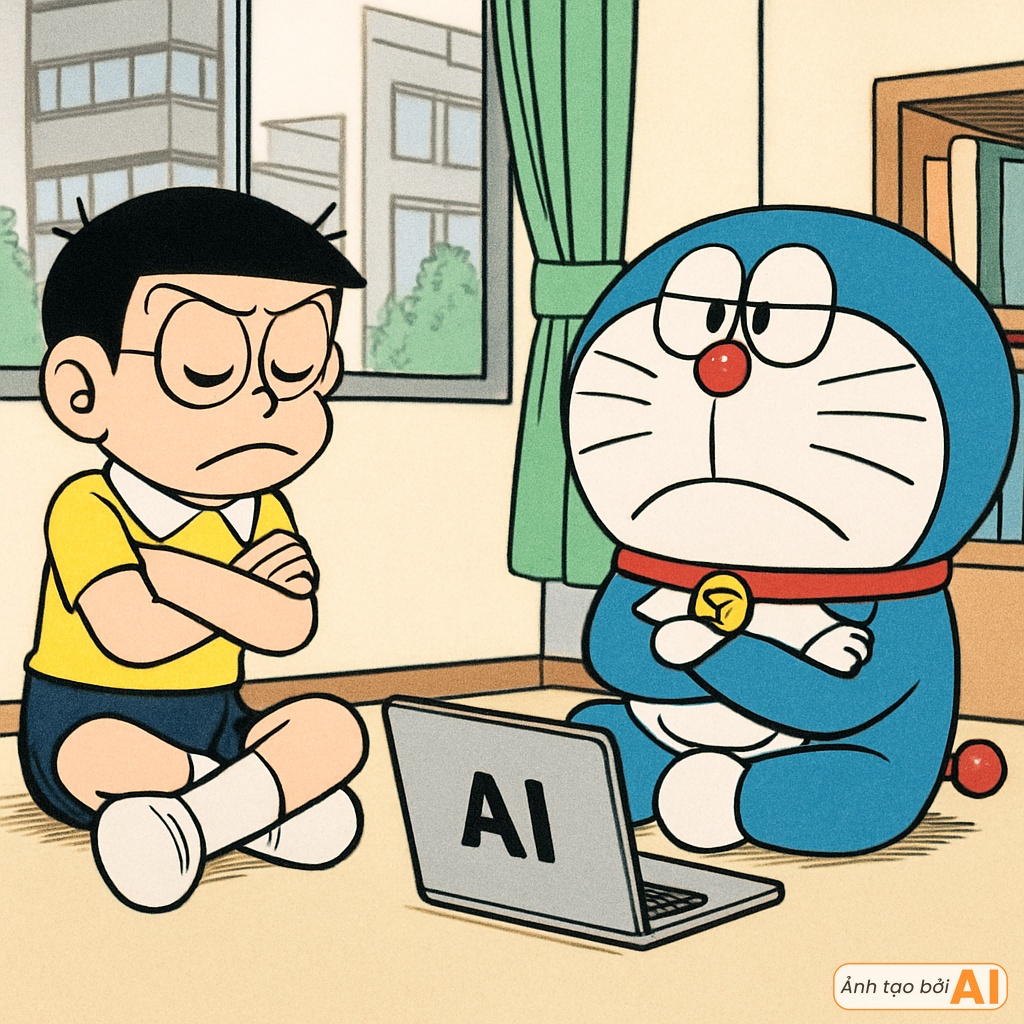 Khi các nhân vật trong Doraemon đến Việt Nam sống: Hội bạn mèo ú tìm thấy 1 đam mê mới, mẹ Nobita kiếm bộn tiền- Ảnh 4.
