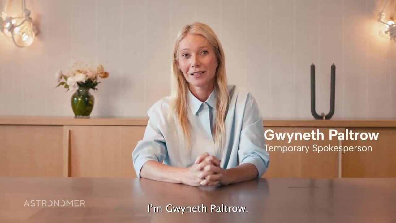 Gwyneth Paltrow đảm nhận vai trò phát ngôn viên cho công ty liên quan đến vụ bê bối Kiss Cam