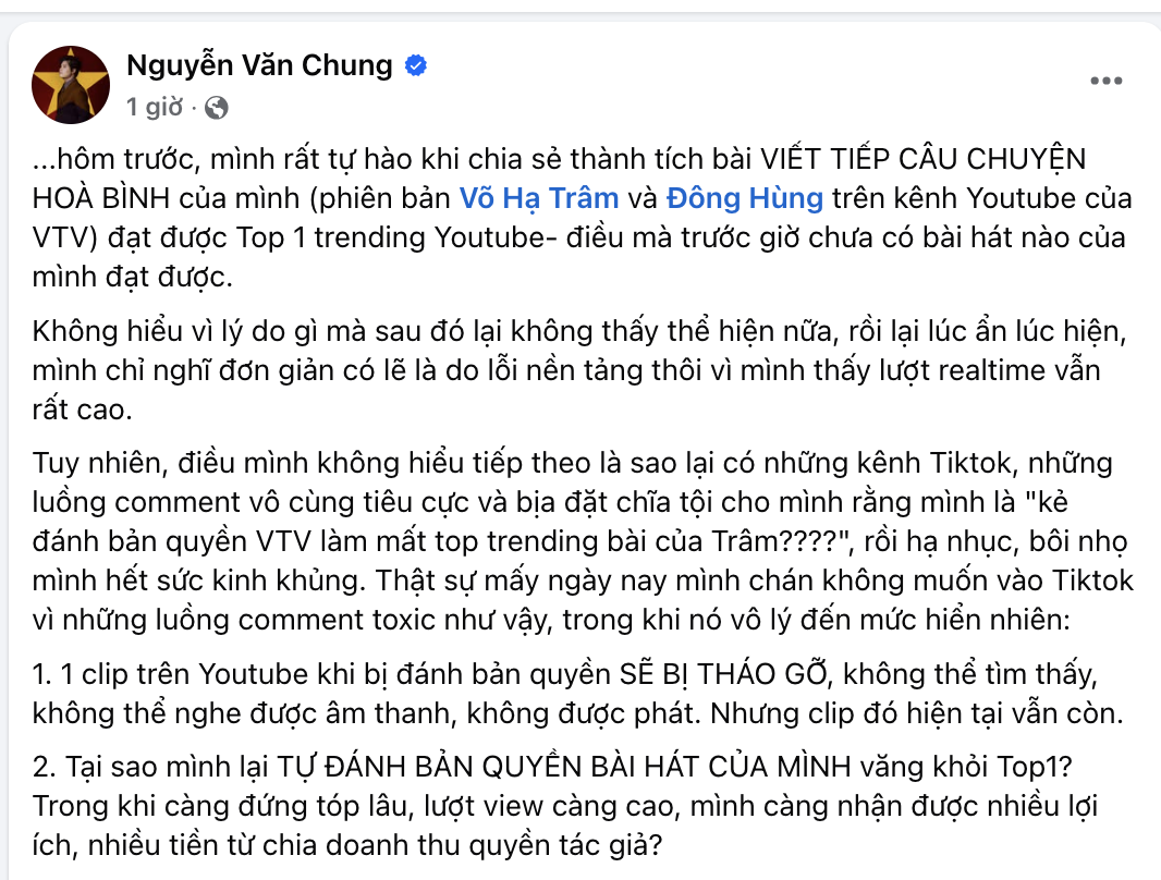 Nhạc sĩ nổi tiếng lên tiếng về những chỉ trích sau thành công của ca khúc mới - Ảnh 1.