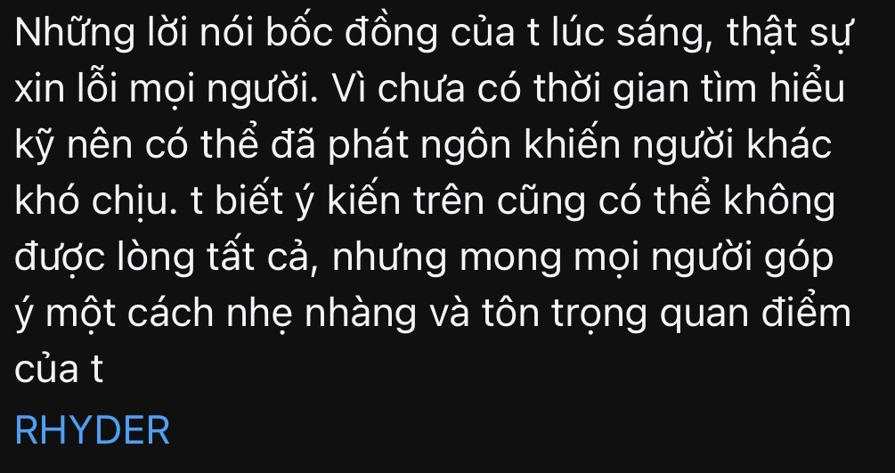 Sự việc đã được làm rõ