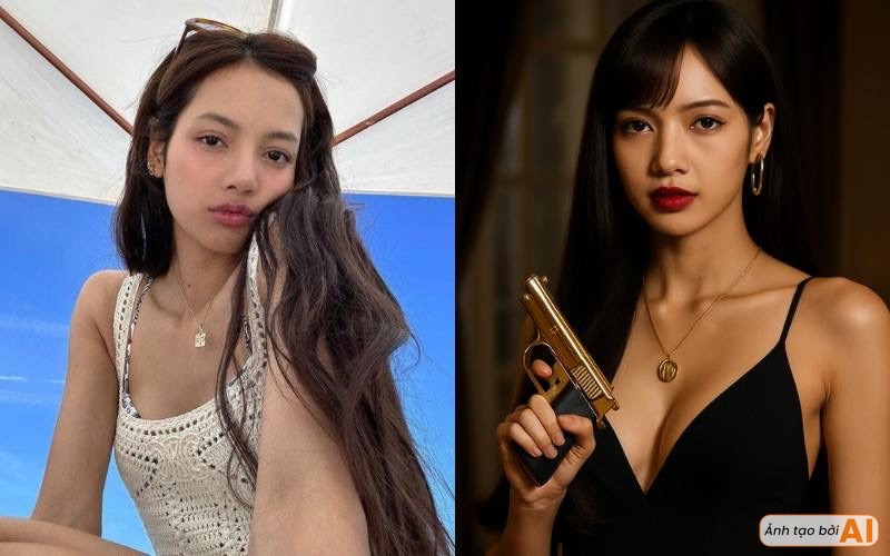 Lisa với vẻ đẹp sắc sảo