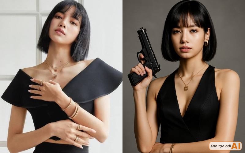 Lisa với kiểu tóc bob