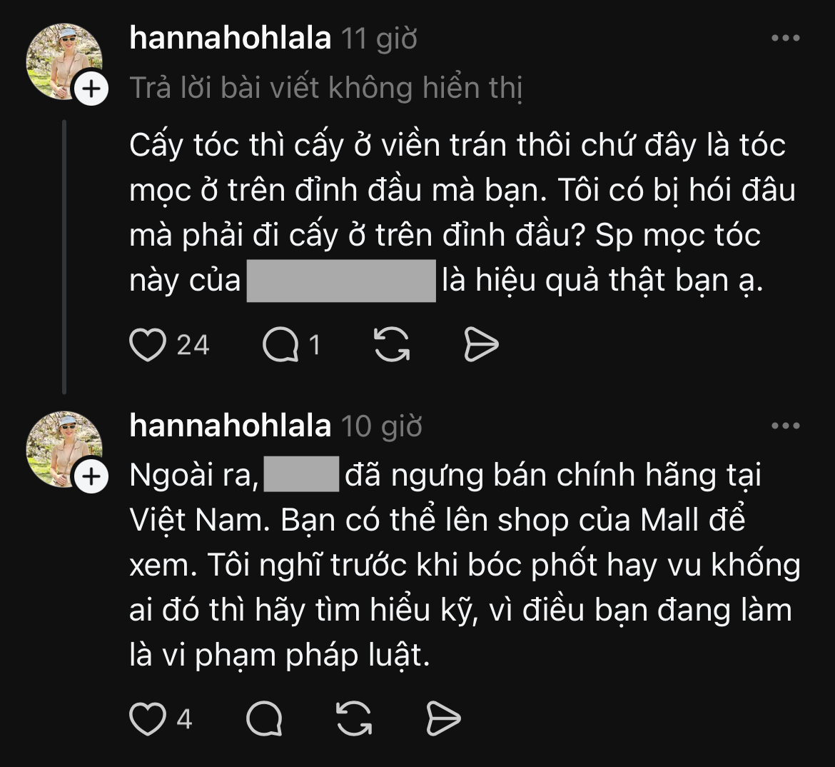 Chuyện gì khiến Hannah Olala bức xúc lên tiếng giữa đêm: 