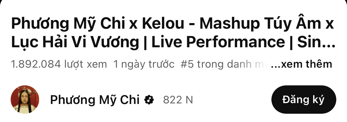Phương Mỹ Chi tại Sing! Asia