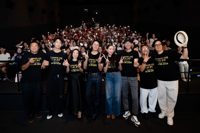 Êkíp phim trong buổi cinetour tại TP HCM