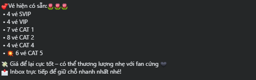 Tình trạng hỗn loạn trong việc mua bán vé concert G-Dragon: Giảm giá nhưng không ai mua, mã QR bị trộm, khán giả hãy cảnh giác với vé giả!- Ảnh 2.