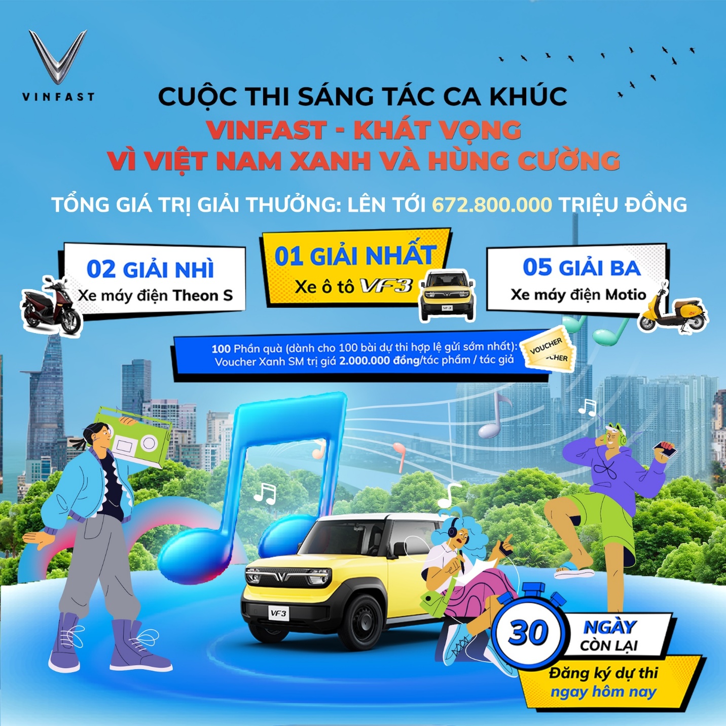 Giám khảo Huy Tuấn: Âm nhạc cần chạm vào trái tim, dù là ca khúc về tình yêu hay… xe điện - Ảnh 3.