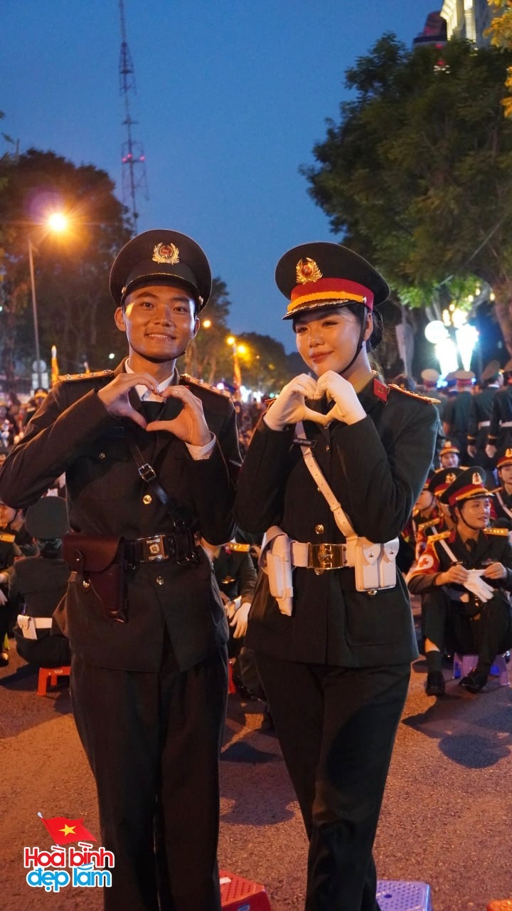 Ngô Lâm Phương tại buổi sơ duyệt diễu binh.