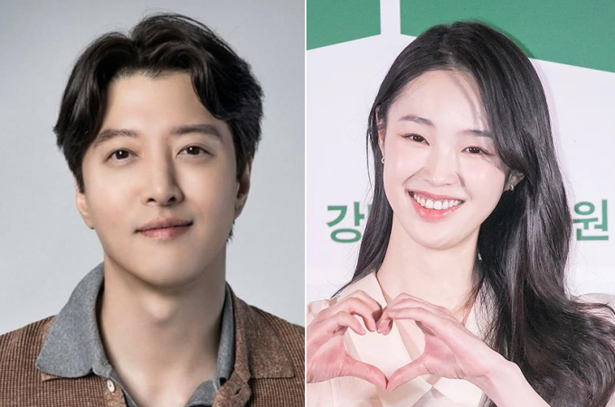 Lee Dong Gun và Kang Hae Rim. Ảnh: Nate