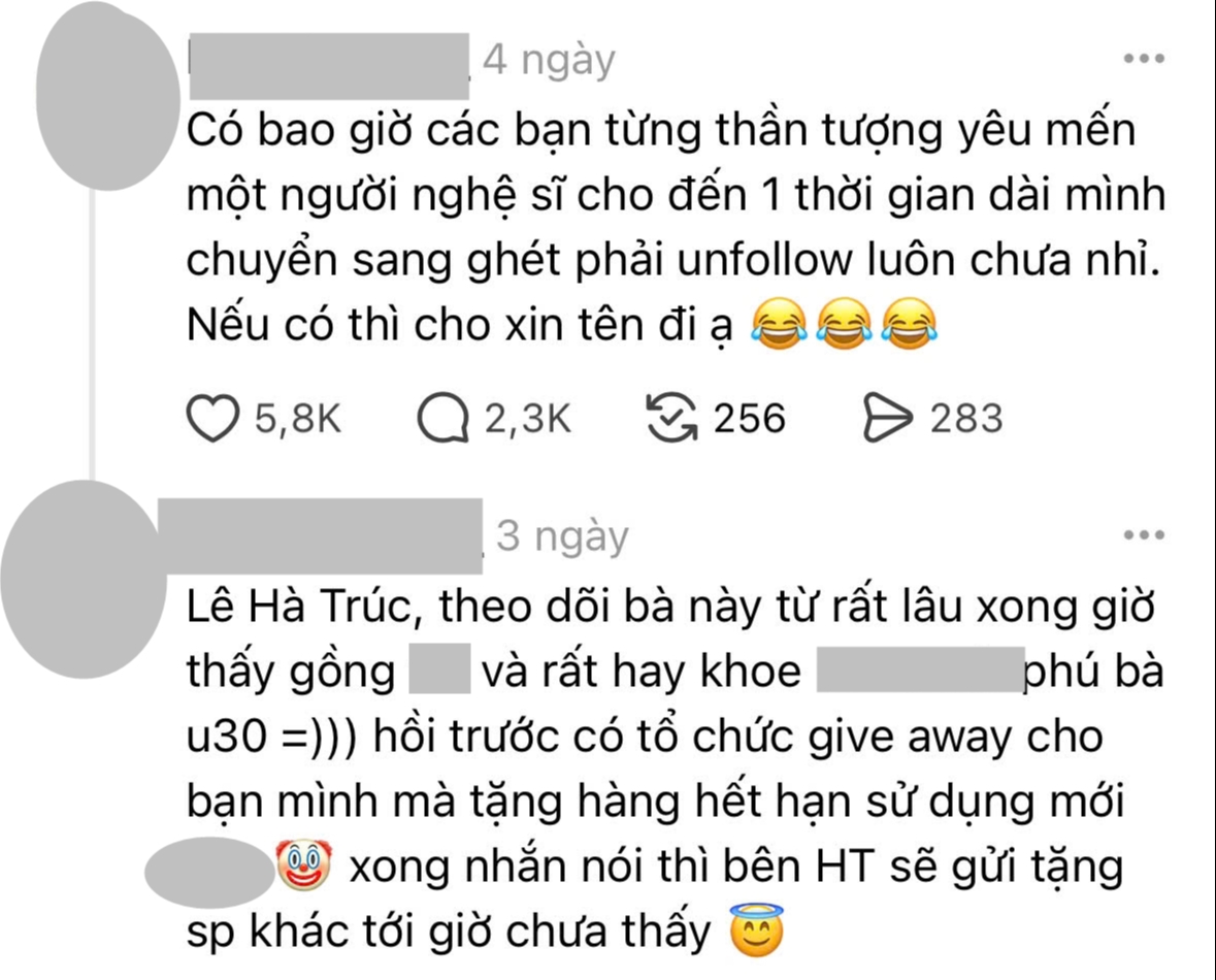 Những ồn ào xung quanh Lê Hà Trúc trên mạng xã hội - Ảnh 4.