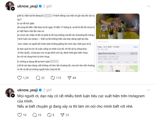 Cô gái Hàn Quốc lên tiếng khi bị nhầm lẫn trong vụ việc tại tiệm chụp ảnh ở Hà Nội - Ảnh 2.