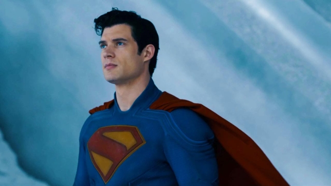 David Corenswet trong vai Superman.