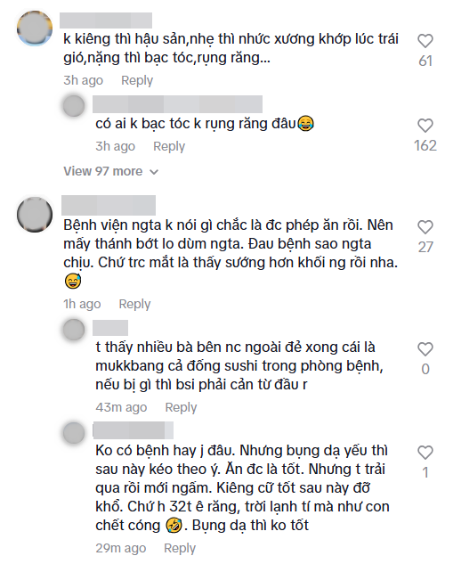 Mẹ bỉm gây sốt mạng xã hội với bữa ăn sushi ngay sau sinh - Ảnh 9.