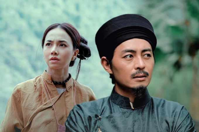 Thám tử Kiên (Quốc Huy) và Hai Mẫn (Đinh Ngọc Diệp) trong tác phẩm do Victor Vũ thực hiện.