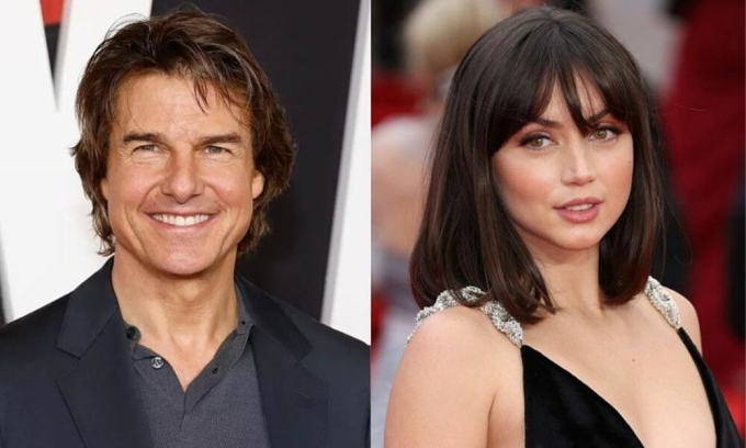 Chân dung Tom Cruise và Ana de Armas.