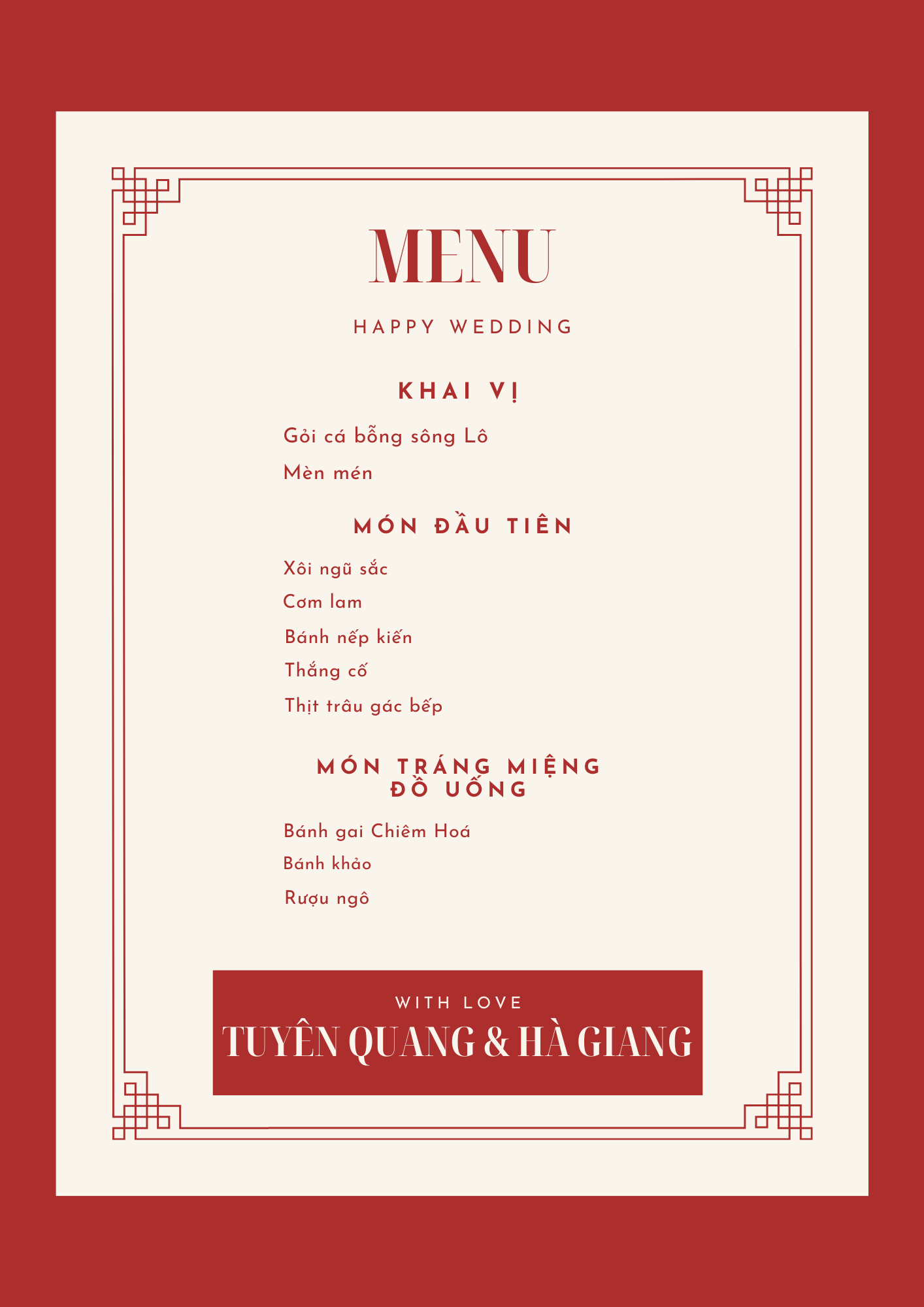 Khi Hai Tỉnh Kết Nối: Menu Cỗ Cưới Đầy Sáng Tạo và Đặc Sắc - Ảnh 2.